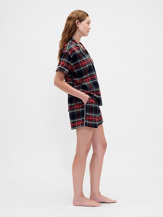 pyjama-set aus weichem flanell für erwachsene
