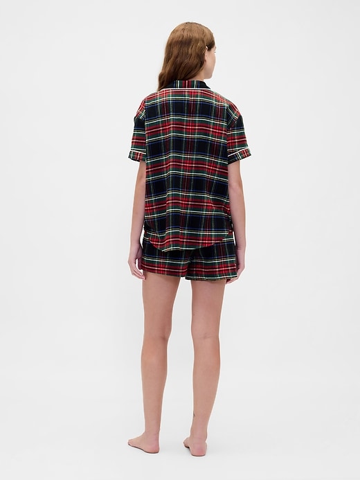 pyjama-set aus weichem flanell für erwachsene