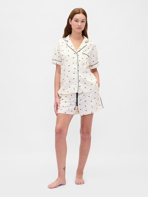 pyjama-set aus weichem flanell für erwachsene