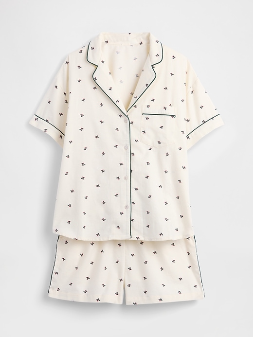 pyjama-set aus weichem flanell für erwachsene