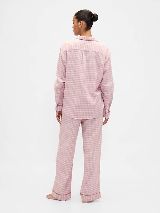 pyjama-set aus weichem flanell für erwachsene