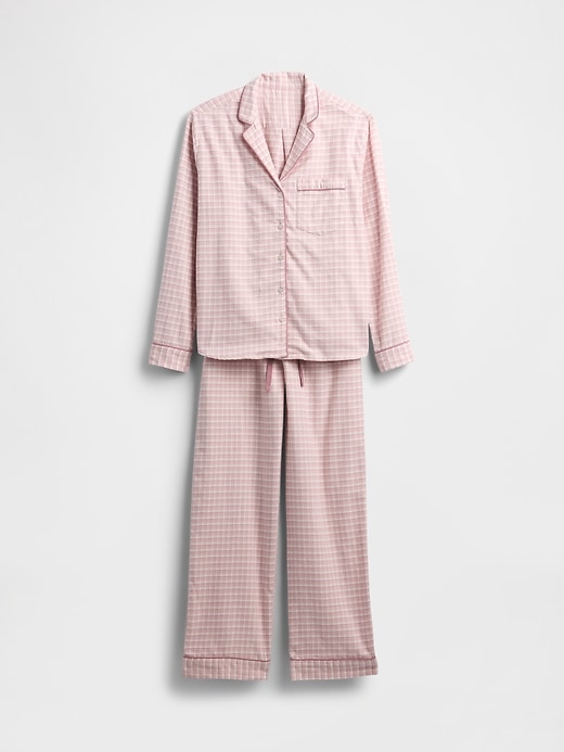 pyjama-set aus weichem flanell für erwachsene