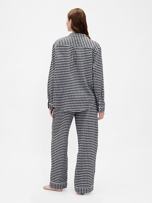 pyjama-set aus weichem flanell für erwachsene