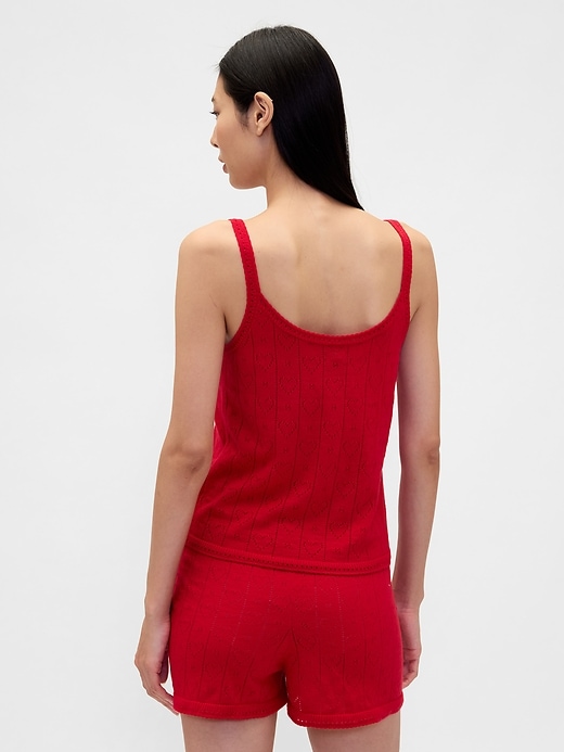 leichtes cashsoft pointelle herz-pyjama-tanktop
