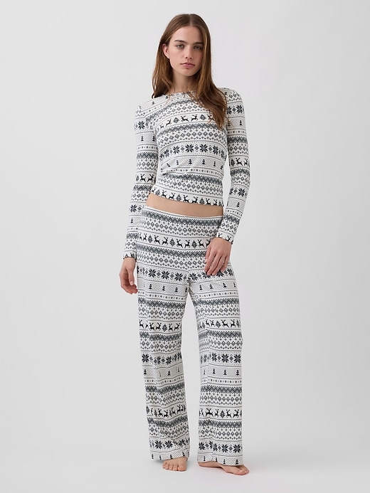 fair isle pyjama-set