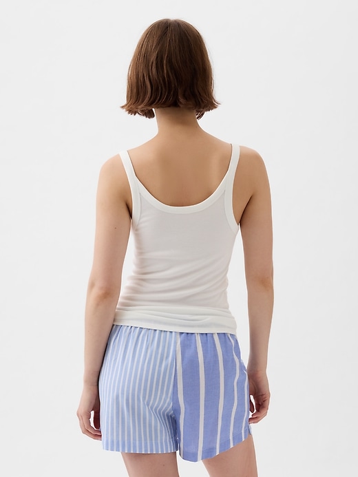 mini rib pj tank top
