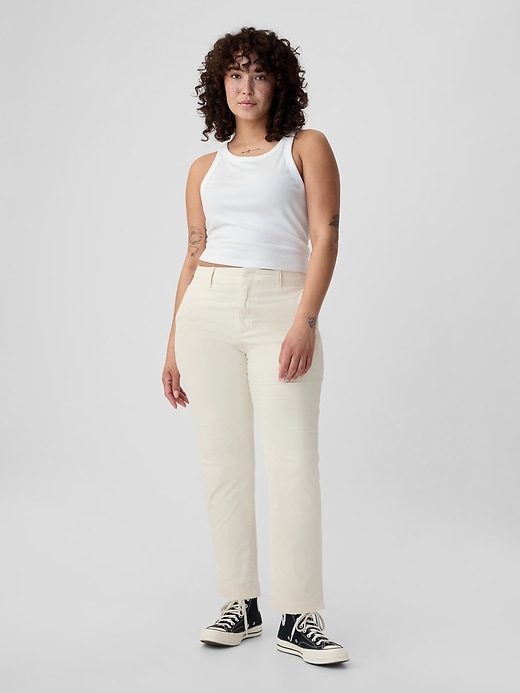 khakis für die innenstadt mittlere größe