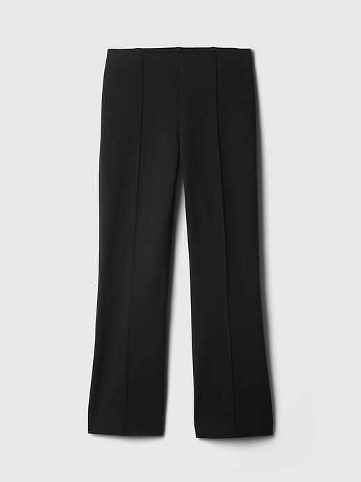 hochgeschnittene doppelt gestrickte cropped-hose