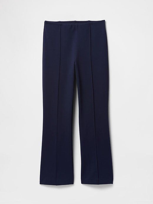 hochgeschnittene doppelt gestrickte cropped-hose