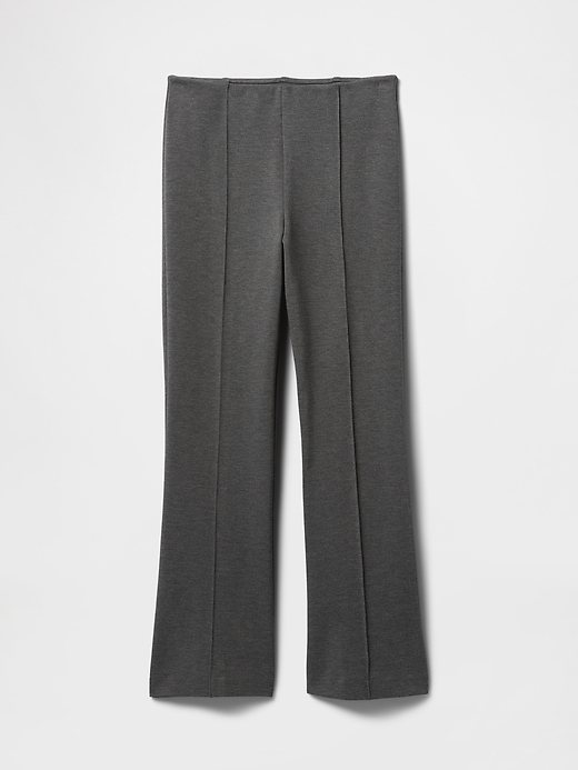 hochgeschnittene doppelt gestrickte cropped-hose