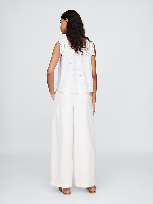 gap × dÔen hochgeschnittene faltenhose