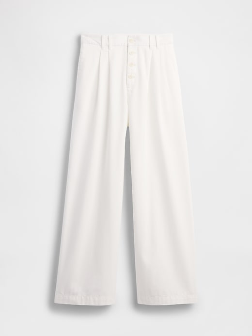 gap × dÔen hochgeschnittene faltenhose