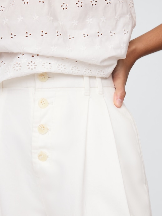 gap × dÔen hochgeschnittene faltenhose