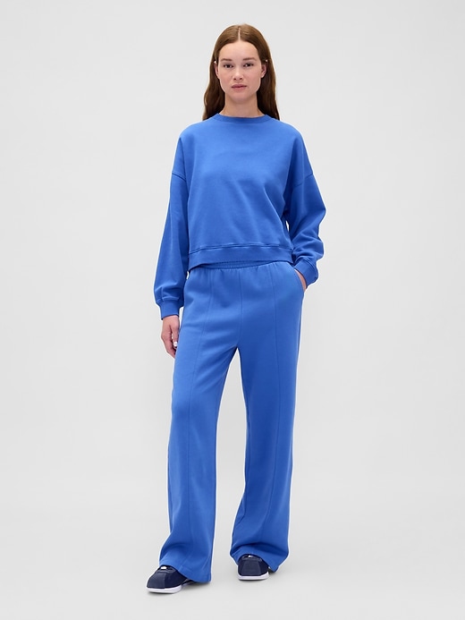 vintagesoft jogginghose mit gerader naht