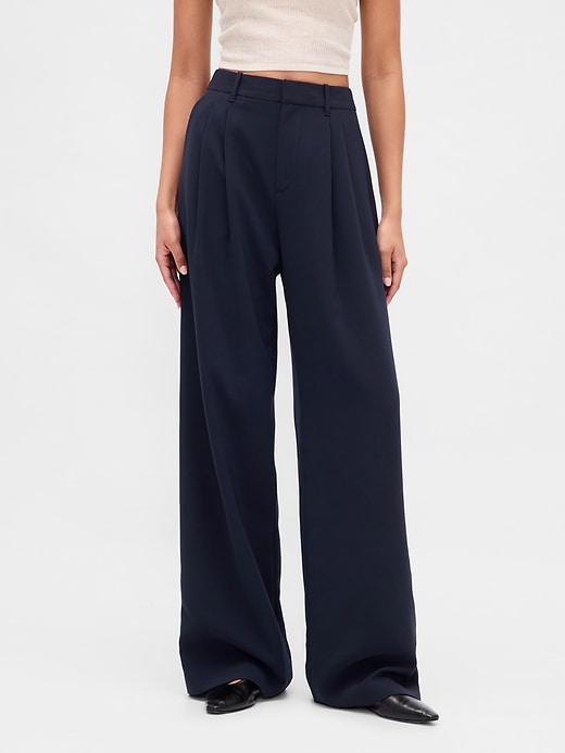 365 hochgeschnittene faltenhose
