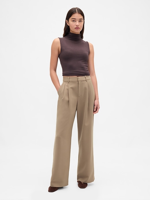 365 hochgeschnittene faltenhose