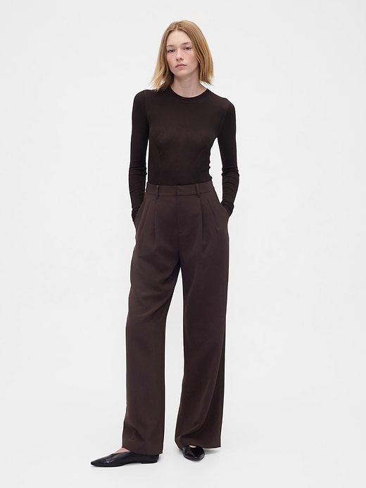 365 hochgeschnittene faltenhose