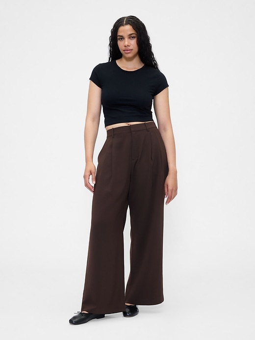 365 hochgeschnittene faltenhose