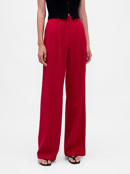 365 hochgeschnittene faltenhose