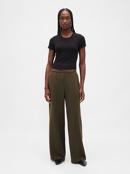 bequeme hose mit weitem bein