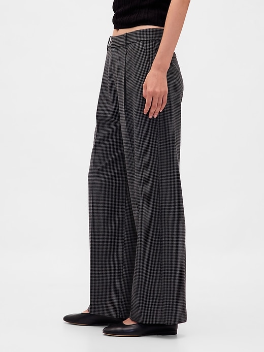 365 hüfthose aus gebürstetem twill mit falten