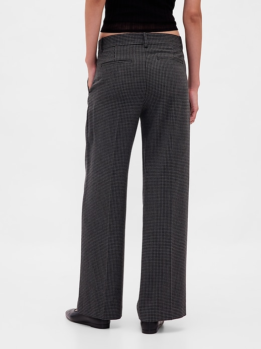 365 hüfthose aus gebürstetem twill mit falten
