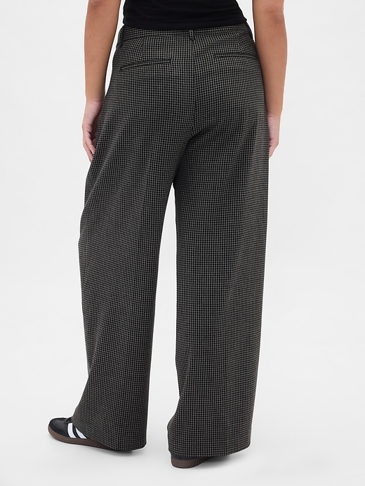 365 hüfthose aus gebürstetem twill mit falten