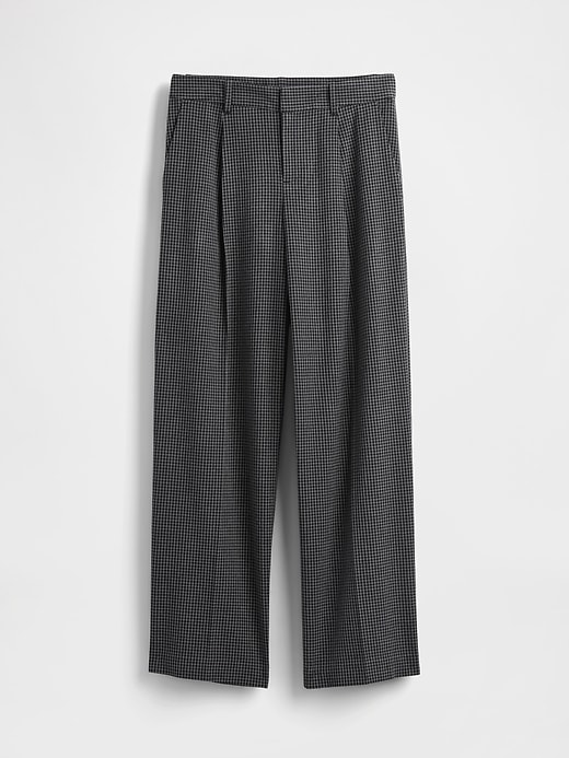 365 hüfthose aus gebürstetem twill mit falten