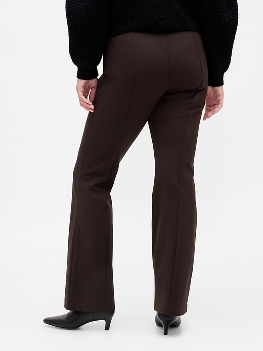 hochgeschnittene doppelt gestrickte stiefelhose