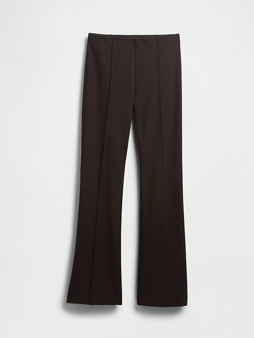 hochgeschnittene doppelt gestrickte stiefelhose