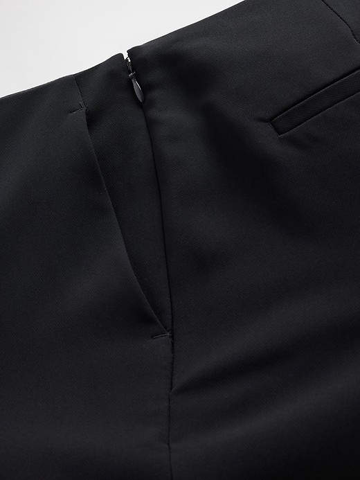 schlaghose aus twill mit niedrigem bund