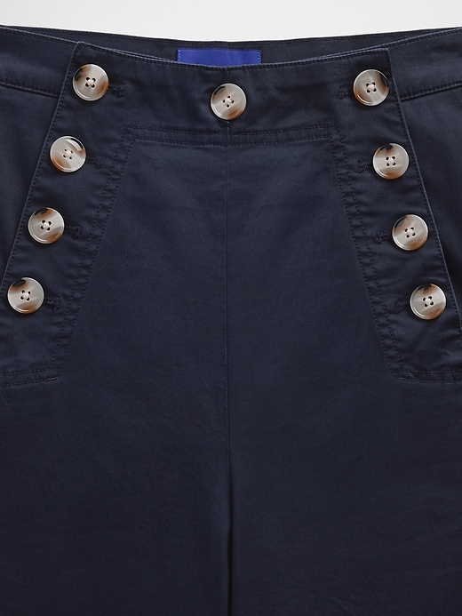 gapstudio high rise twill sailor pants