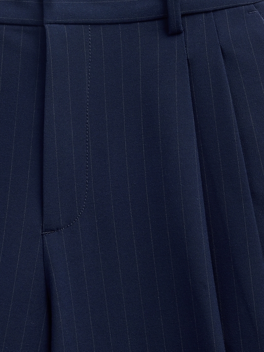 gapstudio mid rise plissee baggy hose