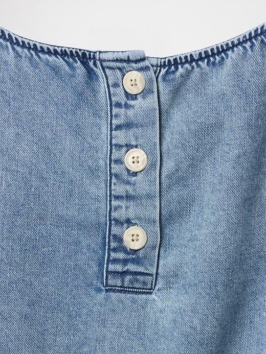 ultrasoft denim shell tank