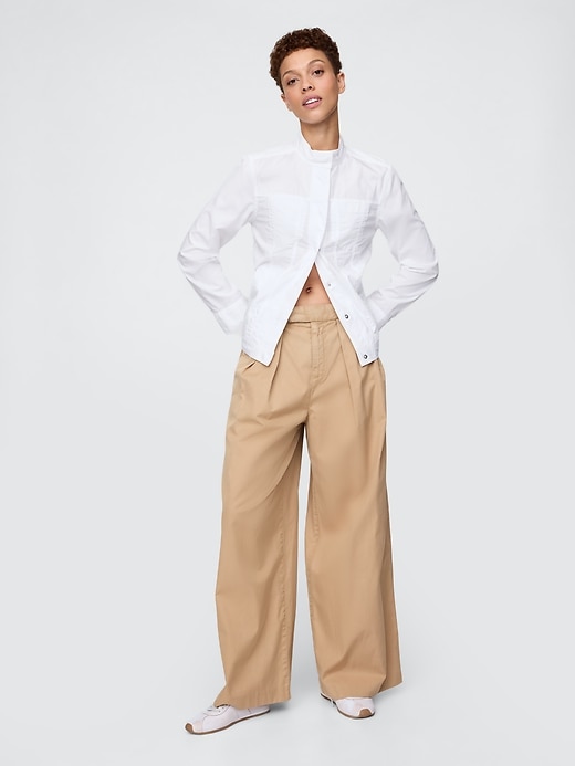 gap × hfr strukturierte hemdjacke von richfresh