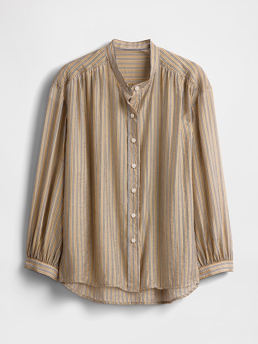 transparente bluse mit knopfleiste
