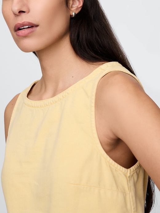 ultraweiches denim-tanktop