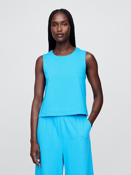 ultraweiches denim-tanktop
