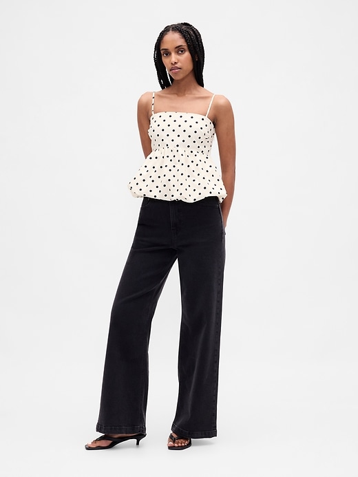 poplin bubble top