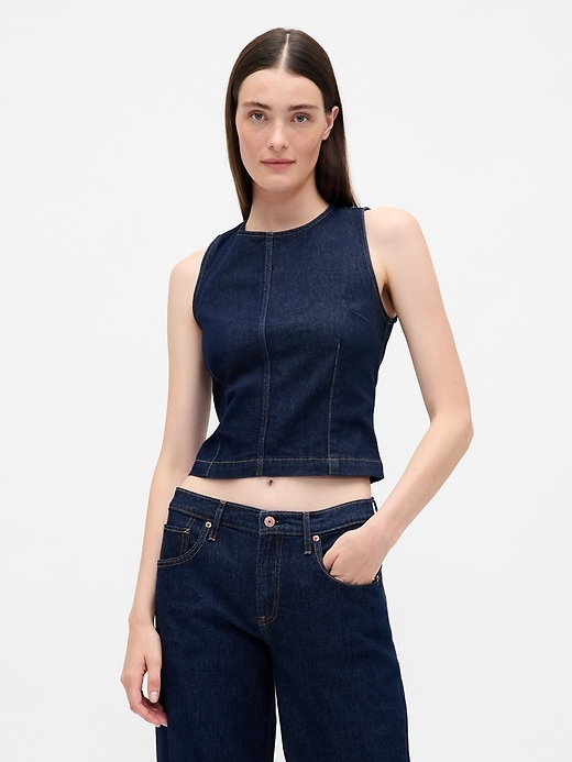 jeans-crop-top