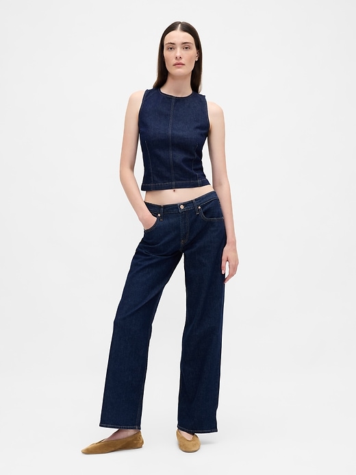 jeans-crop-top