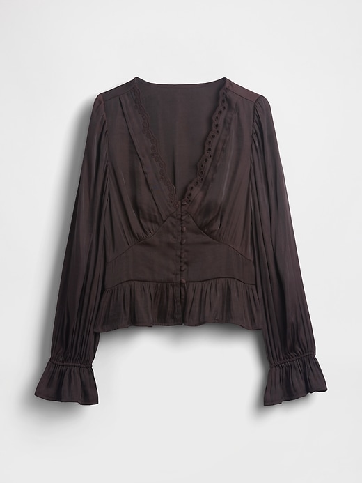 Ösen-v-ausschnitt-peplum-top