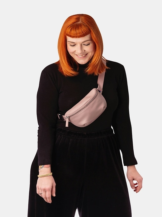 kibou mini gürteltasche aus veganem leder