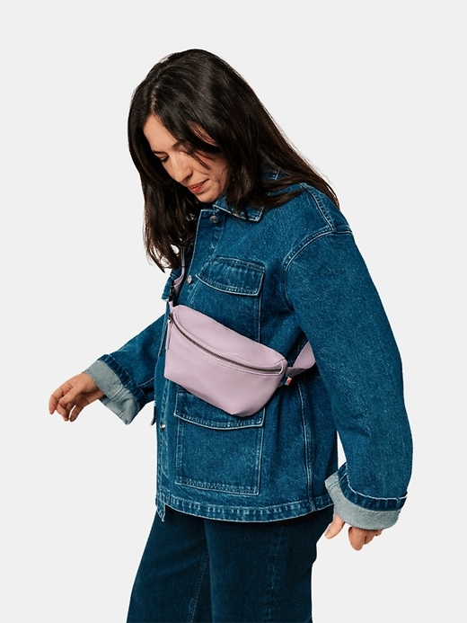 kibou mini gürteltasche aus veganem leder