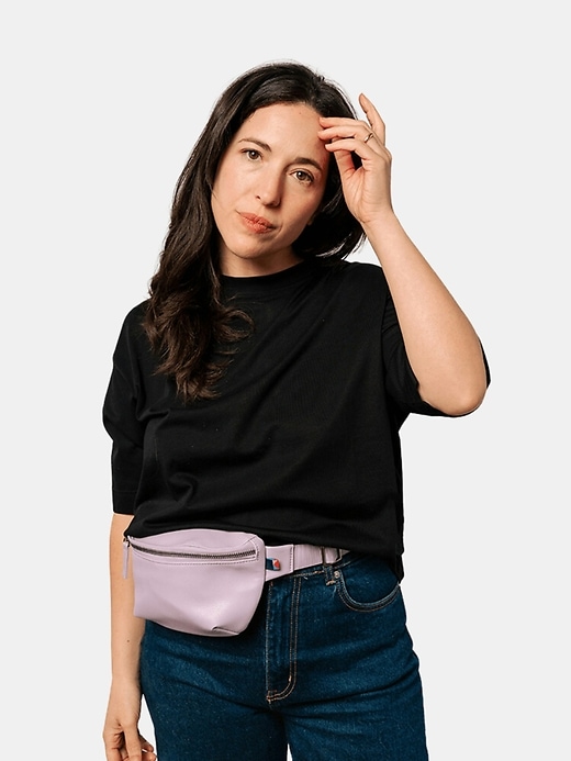 kibou mini gürteltasche aus veganem leder