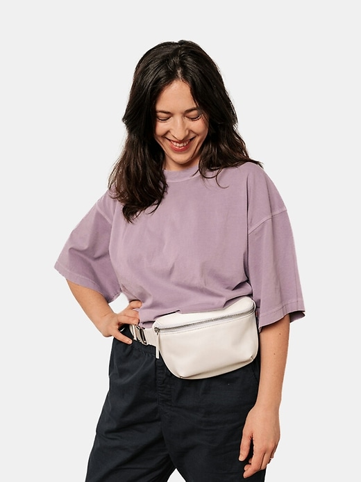 kibou mini gürteltasche aus veganem leder