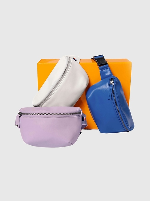 kibou mini gürteltasche aus veganem leder