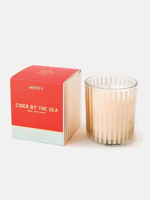 mersea cider by the sea holiday boxed candle
