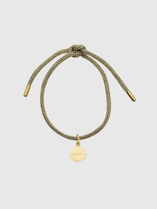 hart lurex-armband mit always-anhänger
