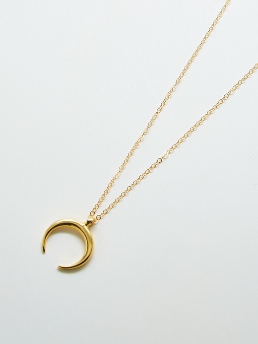 admiral row gold crescent moon halskette